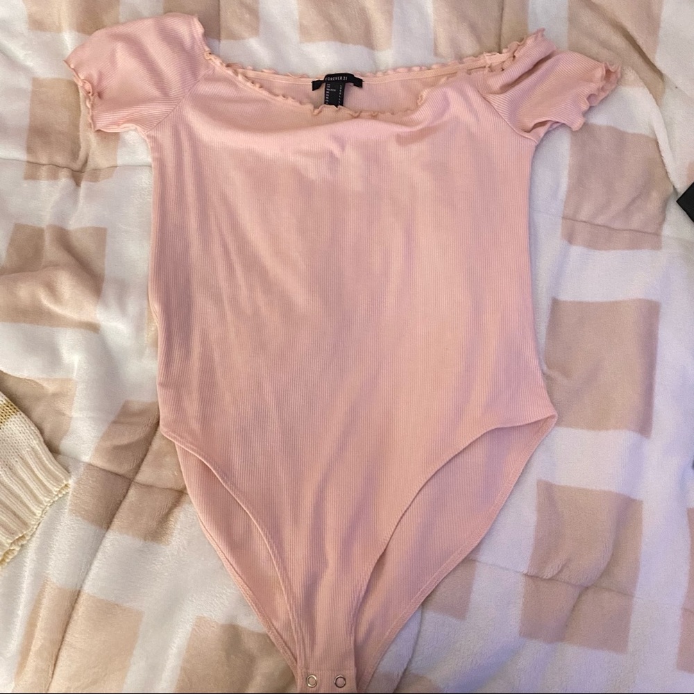 lettuce hem bodysuit